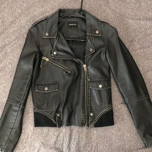 Faux Leather Jacket